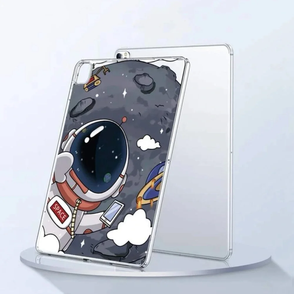New Cartoon Astronaut Pattern Case Compatible With iPad Pro 12.9-Inch 2020